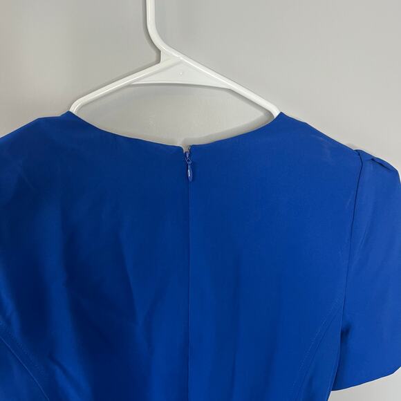 Calvin Klein Blue A-Line Dress Size 4 - Picture 9 of 13